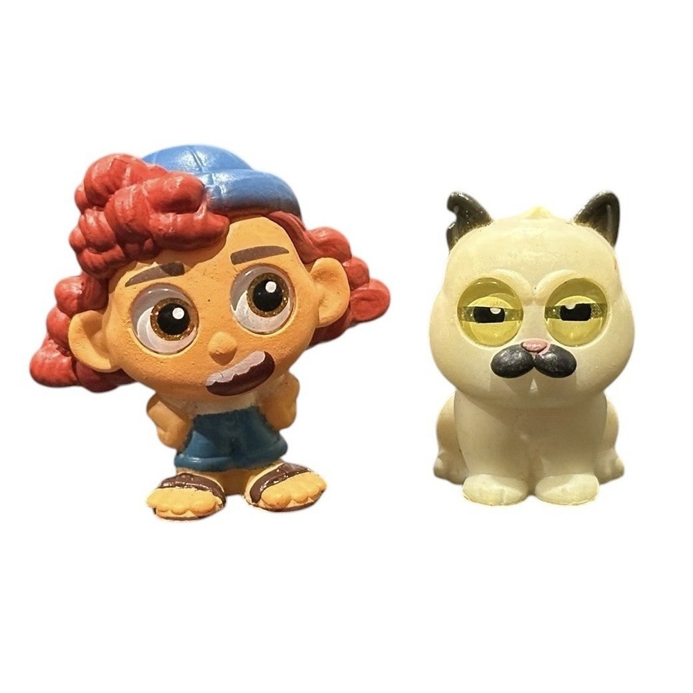 Disney Doorables Giulia Marcovaldo Machiavelli Luca Figure Lot of 2